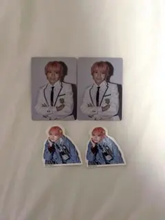 西畑大吾 HARD WORK ファミクラ盤 通常盤 特典 トレカ シール セット