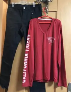 メンズM☆ロゴデザインがカッコ良いゆったり長袖Tシャツクーポンポイント消化