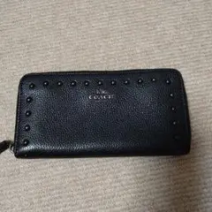 COACH ブラック長財布