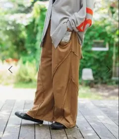 ニコアンド[be with M] Misayo ラクキリスウェットパンツ L