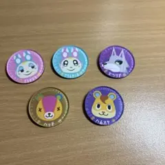 흔들림 동물의 숲 キャラマグネッツ 5個セットマグネット