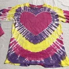 ハート型タイダイ長袖カットソー Patagonia パタゴニア M