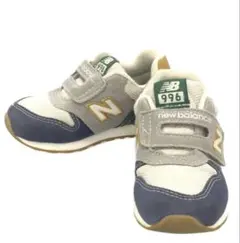 new balance 996 キッズシューズ グレー/ネイビー
