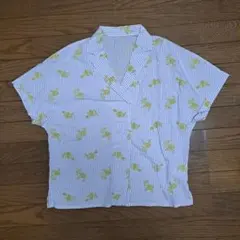 LEPSIM レプシィム シャツ ボーダー 花柄 半袖