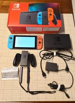 【美品】新品購入　ニンテンドースイッチ新型本体　箱あり