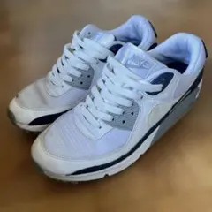 NIKE AIR MAX’90 ホワイト×ネイビー 26.5㎝