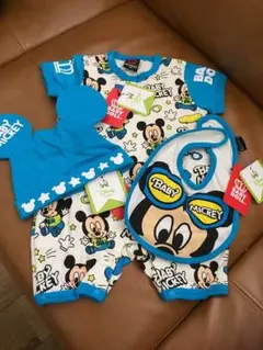 80 ロンパース 三点セット