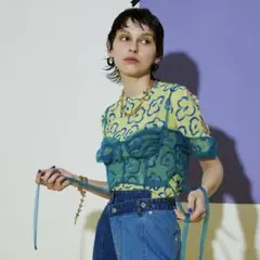 Maison Special チュールオフショルダービスチェ