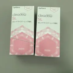 Ophtecs cleadew SL タンパク除去剤 30日分
