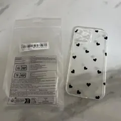 iPhone 13 Pro Max ケース ハート柄 クリア
