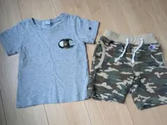 Champion　チャンピオン　tシャツ　半ズボン　男の子　セット　100cm