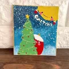 鬼っちクリスマスツリー 手描きアート