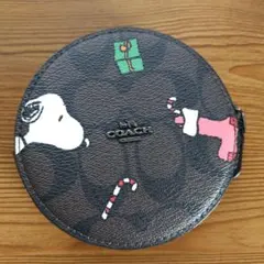 COACHスヌーピーコインケース