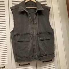 定価11880円 IN THE MARKET ヴィンテージ風デニムベスト