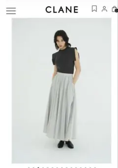 CLANE VOLUME FLARE AIRY SKIRT タグ付き新品