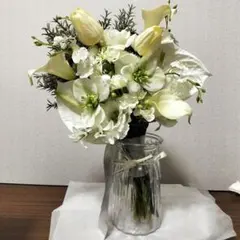 《リバーシブル仕様》ブーケ＆ブートニア セット