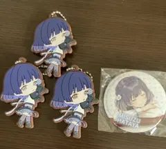 秦谷 美鈴　ラバーキーホルダー　缶バッジ