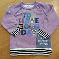 90 La Chiave パープル トレーナー 分厚め ラキエーベ