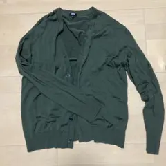 UNIQLO カーキ　カーディガン XLサイズのサムネイル