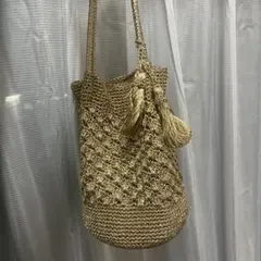 ゴールド ショルダーバッグ