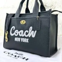 COACH コーチ ハンドバッグ 黒 COACH - 新品 コーチ COACH ハンドバッグ キャリーオール