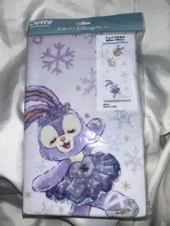 ダッフィー＆フレンズ ダンシング・スノーフレークス フェイスタオル