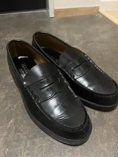 美品 HARUTA ローファー　25.5㎝　黒色　ブラック