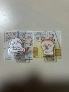 ちいかわ アクリルシーンクリップ ちいかわ　古本屋