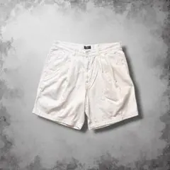 Dockers ツータックワイドショーツ 白チノパン y2kヴィンテージ W36のサムネイル