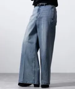 【CLEL】ヴィンテージデザイン フレアデニムパンツ