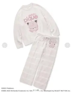 【ポケモンスリープ】ベビモコジャガードプルオーバー&ロングパンツセット(プリン)