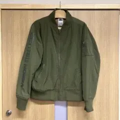 VISION STREET WEAR MA-1ジャケット オリーブ　M