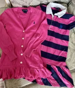 ラルフローレン　カーディガン　ワンピース　セット　110 120