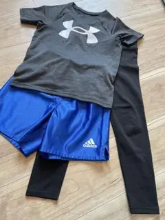アンダーアーマー Tシャツ アディダス ショーツ H&M レギンス セット120