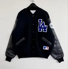 幻級 80s FELCO ロサンゼルス ドジャース スタジャン XL ブラック
