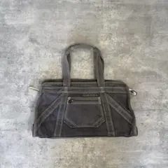 00s diesel アーカイブ　メタルロゴ　ハンドバッグ