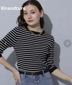 Rirandture 2way バルーンスリーブニット