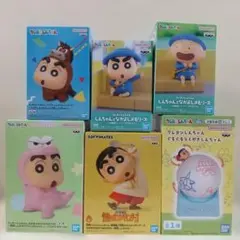 新品 クレヨンしんちゃん SOFVIMATES ぐるぐるらくがき 6体まとめ売り