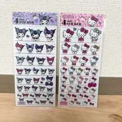 4サイズステッカー ハローキティ クロミ ギャルアート サンリオ