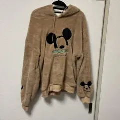 ミッキーマウス フリースパーカー Lサイズ