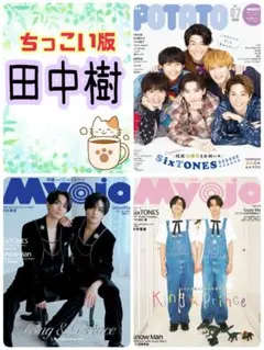 Myojo 7月号 田中樹 切り抜き SixTONES③ちっこい版