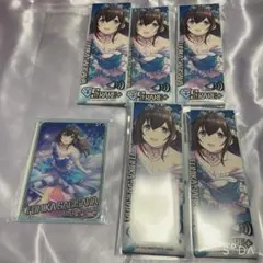鷺沢文香 思い出記念 シンデレラガール ロング缶バッジ クリアカード