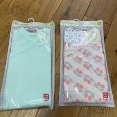 UNIQLO ベビー コットンメッシュインナー 2枚セット 60
