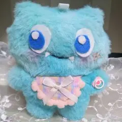 ハロウィン　モンスターベビー（青）　オリジナルドールぬいカスタム　キーホルダー