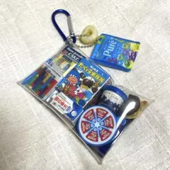 ガチャ　ガチャ詰めポーチ　青　ブルー