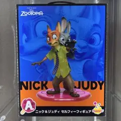 happyくじ ズートピア A賞 ニック＆ジュディ フィギュア 即日発送