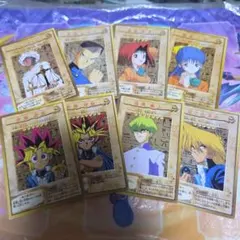 BANDAI版　遊戯王 キャラクターカード 8枚セットのサムネイル