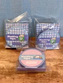 新品　やさうさちゃん　マスキングテープ　まとめ売りセット　マステ　サンスター文具のサムネイル