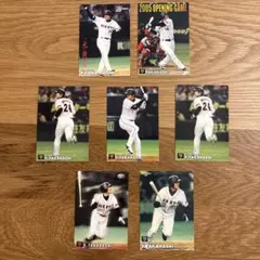 高橋由伸 プロ野球チップスカード 7枚セット