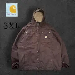 希少 Carhartt バートレット ジャケット シェルパ裏地 ダークブラウン